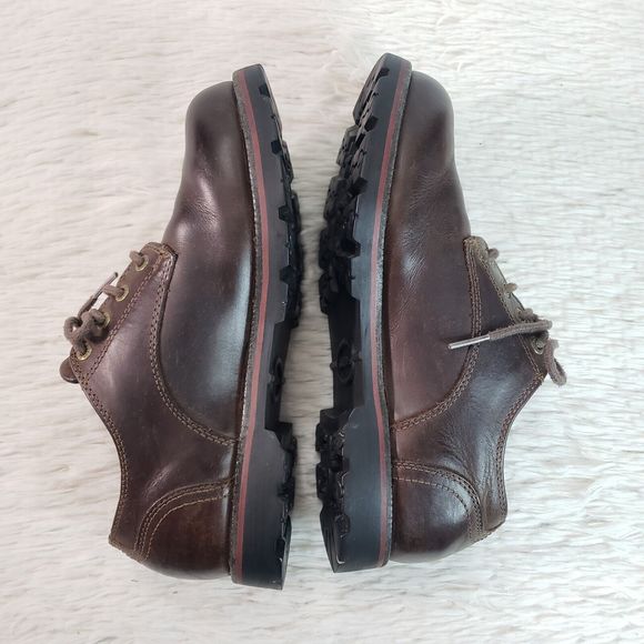 L.L. Bean Tek 2.5 Shoes Men\'s Sz 7 Brown Leather Oxford / Work Lace Up Low Top main image 4